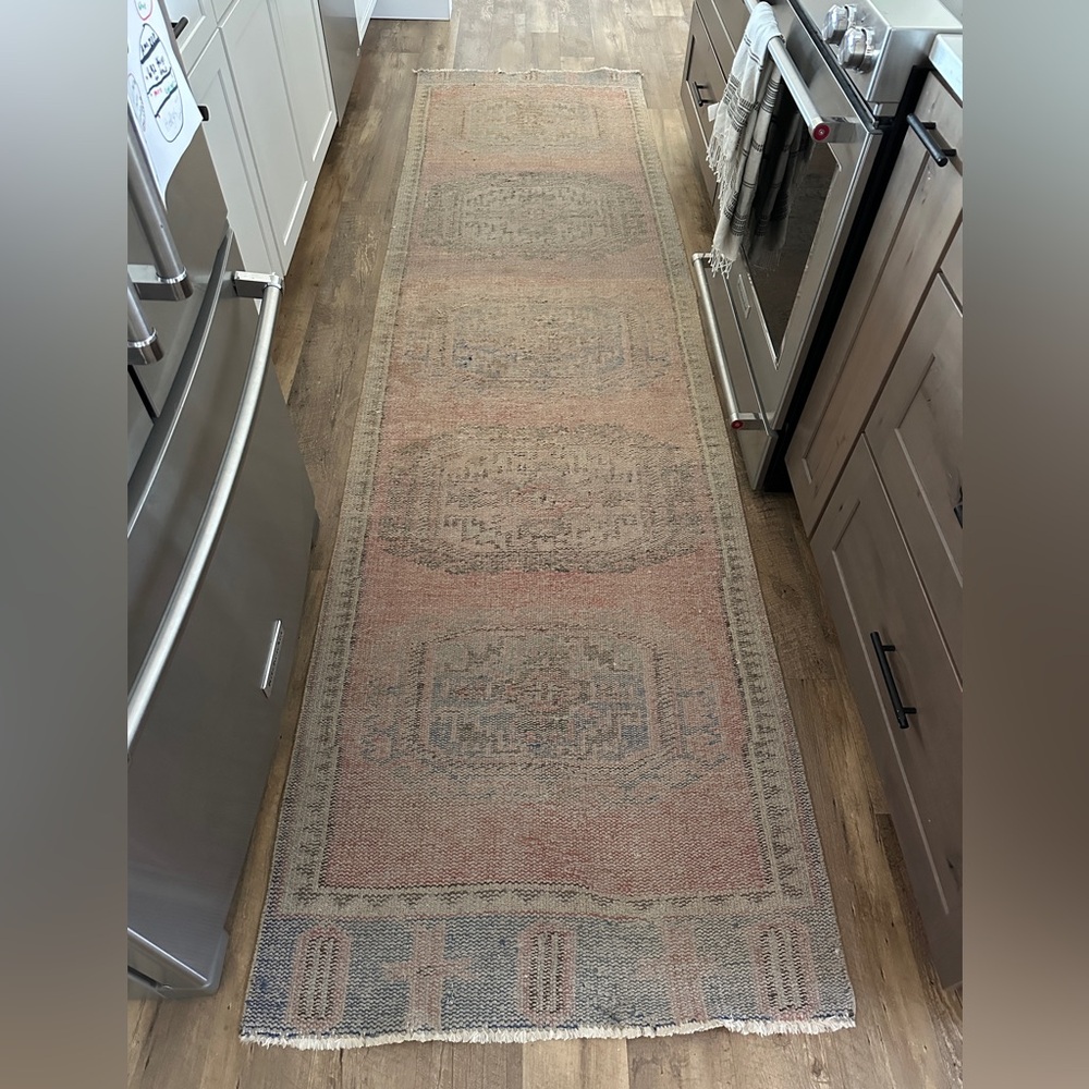 Vintage Persian runner rug